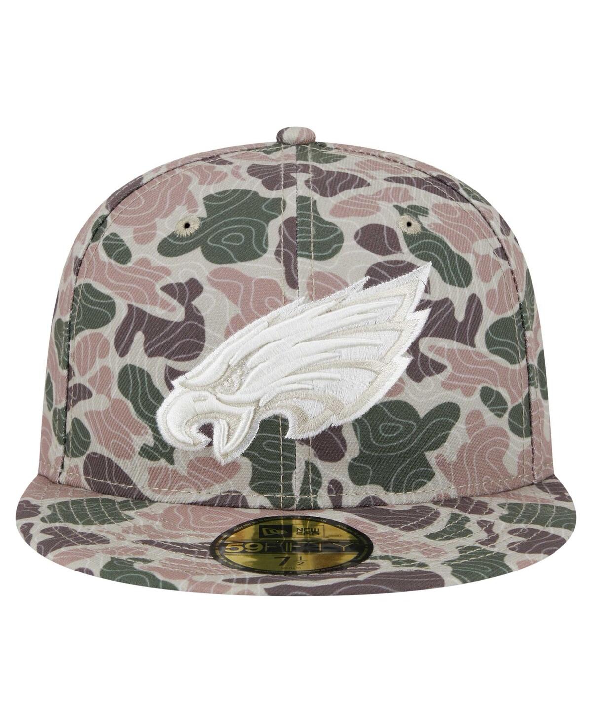 Shop New Era Men's Philadelphia Eagles Geo Camo 59fifty Fitted Hat