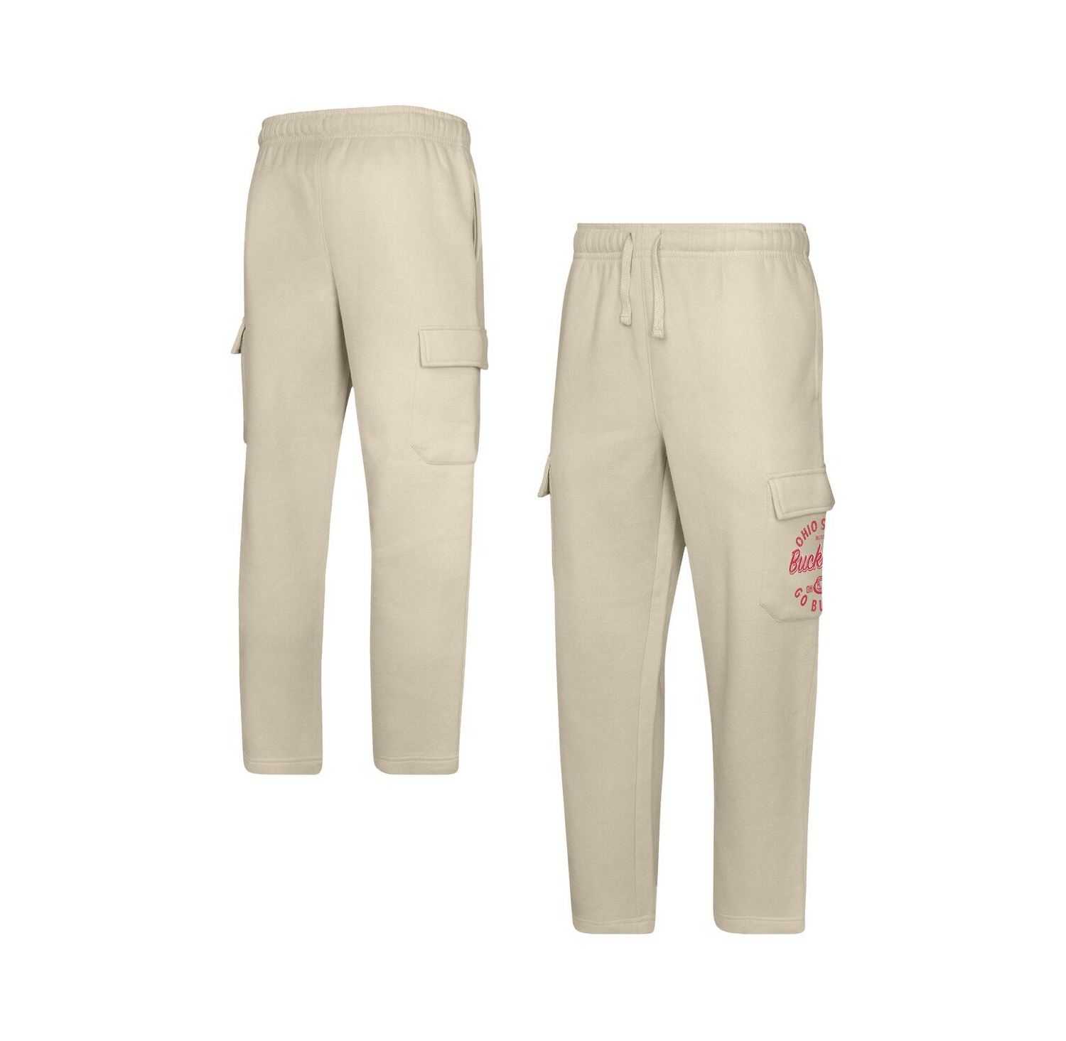 Big Boys and Girls Cream Ohio State Buckeyes All Around The World Fleece Sweatpants