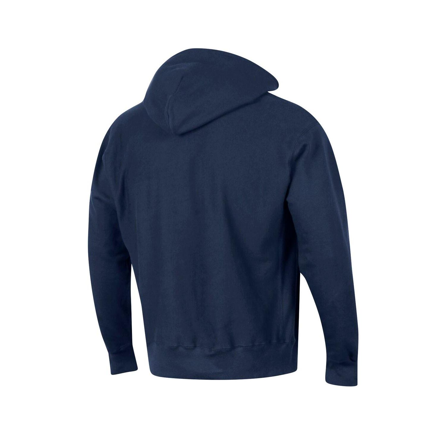 Men's Navy West Virginia Mountaineers Vault Late Night Reverse Weave Pullover Hoodie