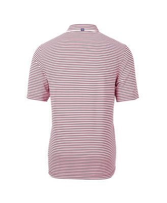 Men's Garnet South Carolina Gamecocks Vault DryTec Virtue Eco Pique Stripe Polo