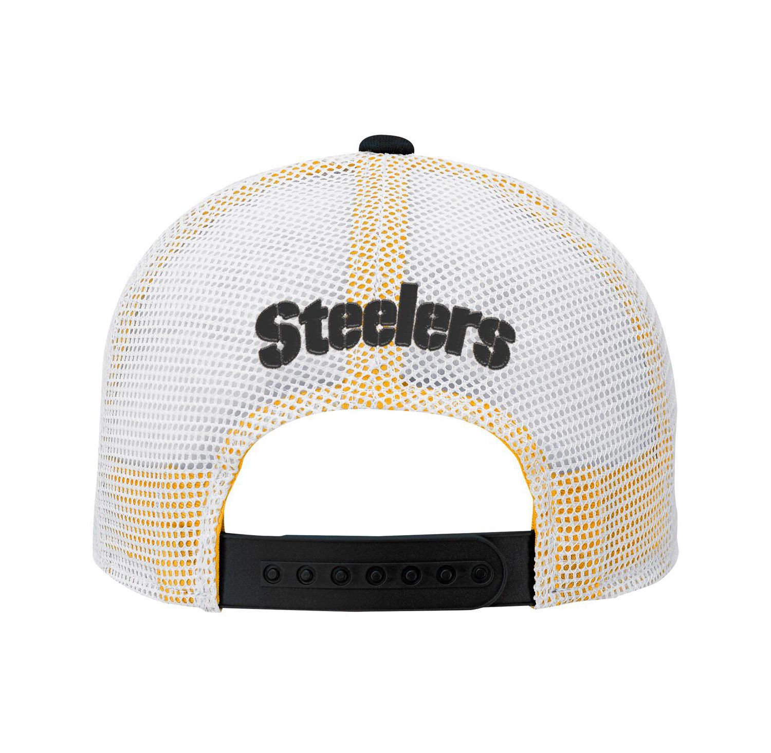 Preschool Black Pittsburgh Steelers Core Lockup Trucker Adjustable hat