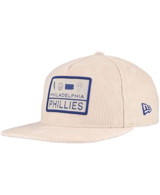 New Era - Men's Khaki Philadelphia Phillies Summer Essential Golfer Snapback Hat