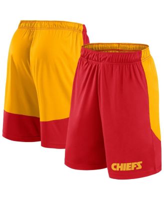 Fanatics - Men's Red/Gold Kansas City Chiefs Big & Tall Launch Shorts