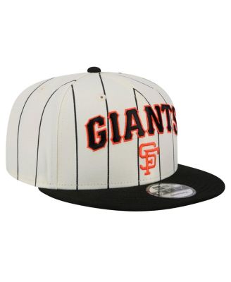 Men's White San Francisco Giants Jersey Pinstripe 9FIFTY Snapback Hat