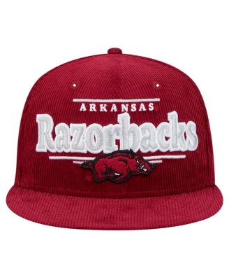Men's Cardinal Arkansas Razorbacks Display 9FIFTY Snapback Hat