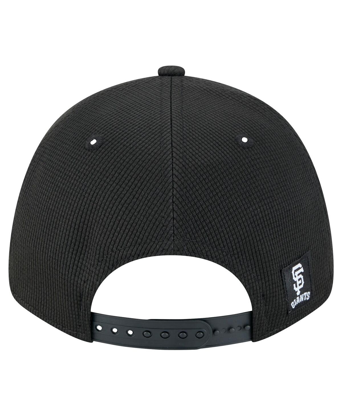 New Era Men's Black San Francisco Giants Pivot 9forty Adjustable Hat In Black