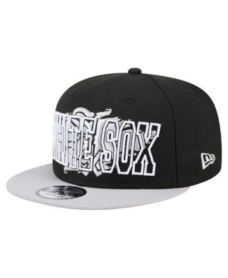 New Era - Men's Black Chicago White Sox Splatter 9FIFTY Snapback Hat