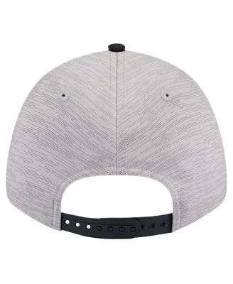 Men's Heather Gray/Black Brooklyn Nets Active Digi-Tech Two-Tone 9FORTY Adjustable Hat