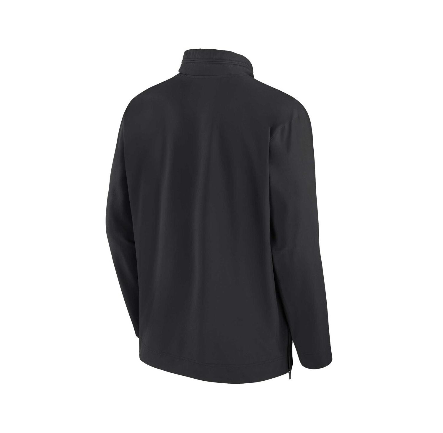 Men's Black Oregon State Beavers 2024 Sideline Coach Quarter-Zip Hoodie Jacket