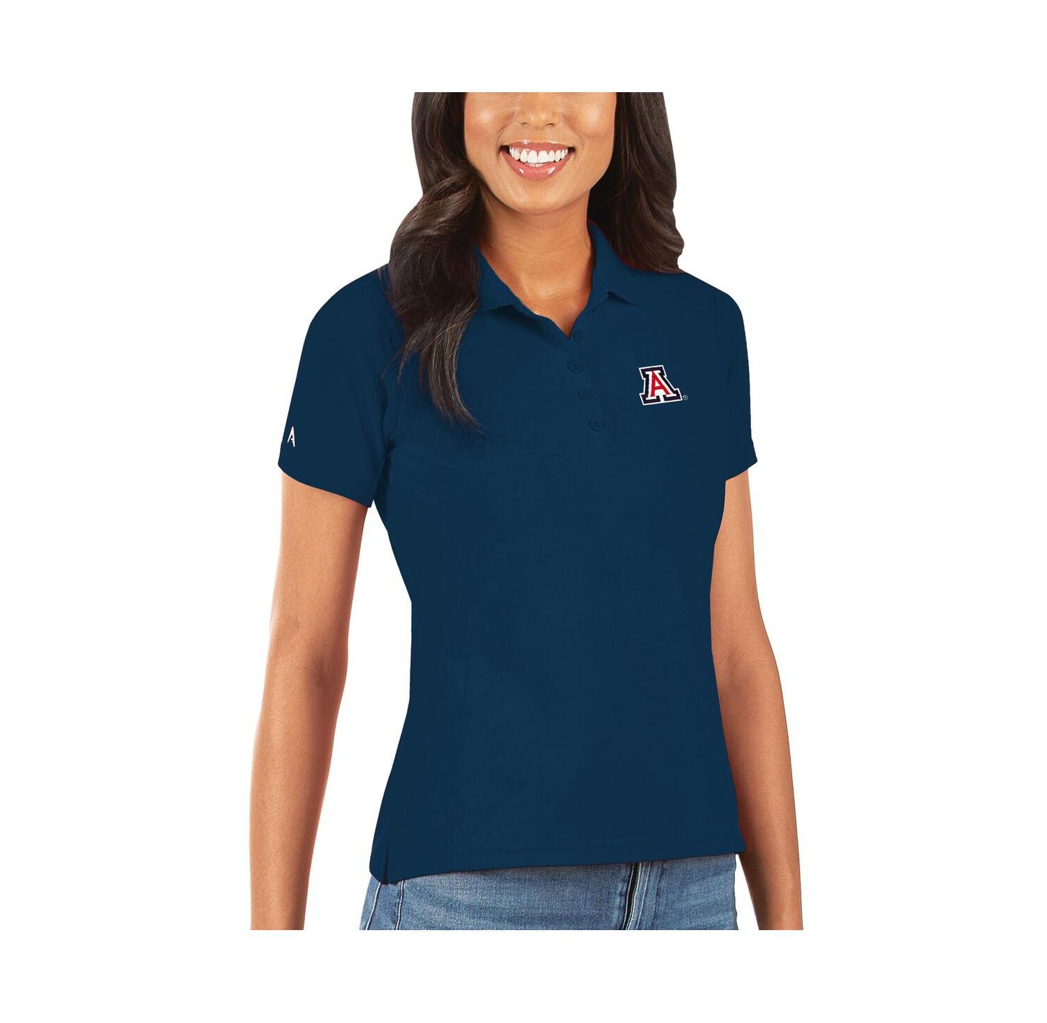 Women's Navy Arizona Wildcats Legacy Pique Polo