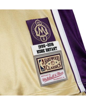 Men's Kobe Bryant Gold Los Angeles Lakers Hall of Fame Class of 2020 8 Authentic Jersey