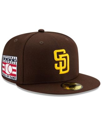 New Era - Men's Brown San Diego Padres National Baseball Hall of Fame 59FIFTY Fitted Hat