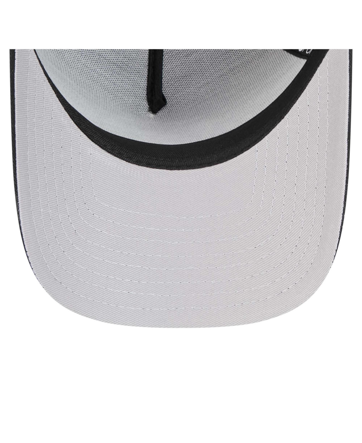 NEW ERA MEN'S BLACK CHICAGO WHITE SOX 9FORTY A-FRAME ADJUSTABLE HAT 