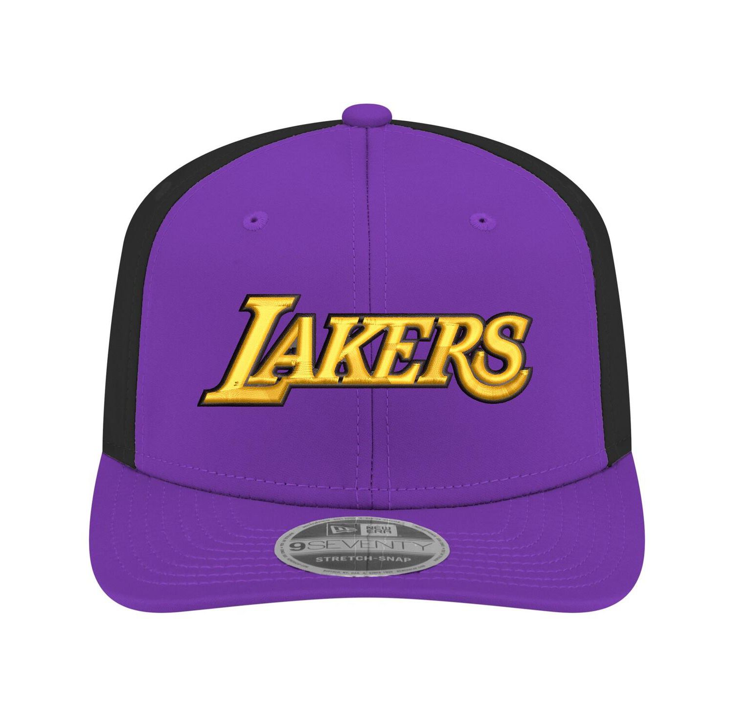 Men's Purple Los Angeles Lakers Statement Edition Jersey Hook 9SEVENTY Stretch-Snap Hat
