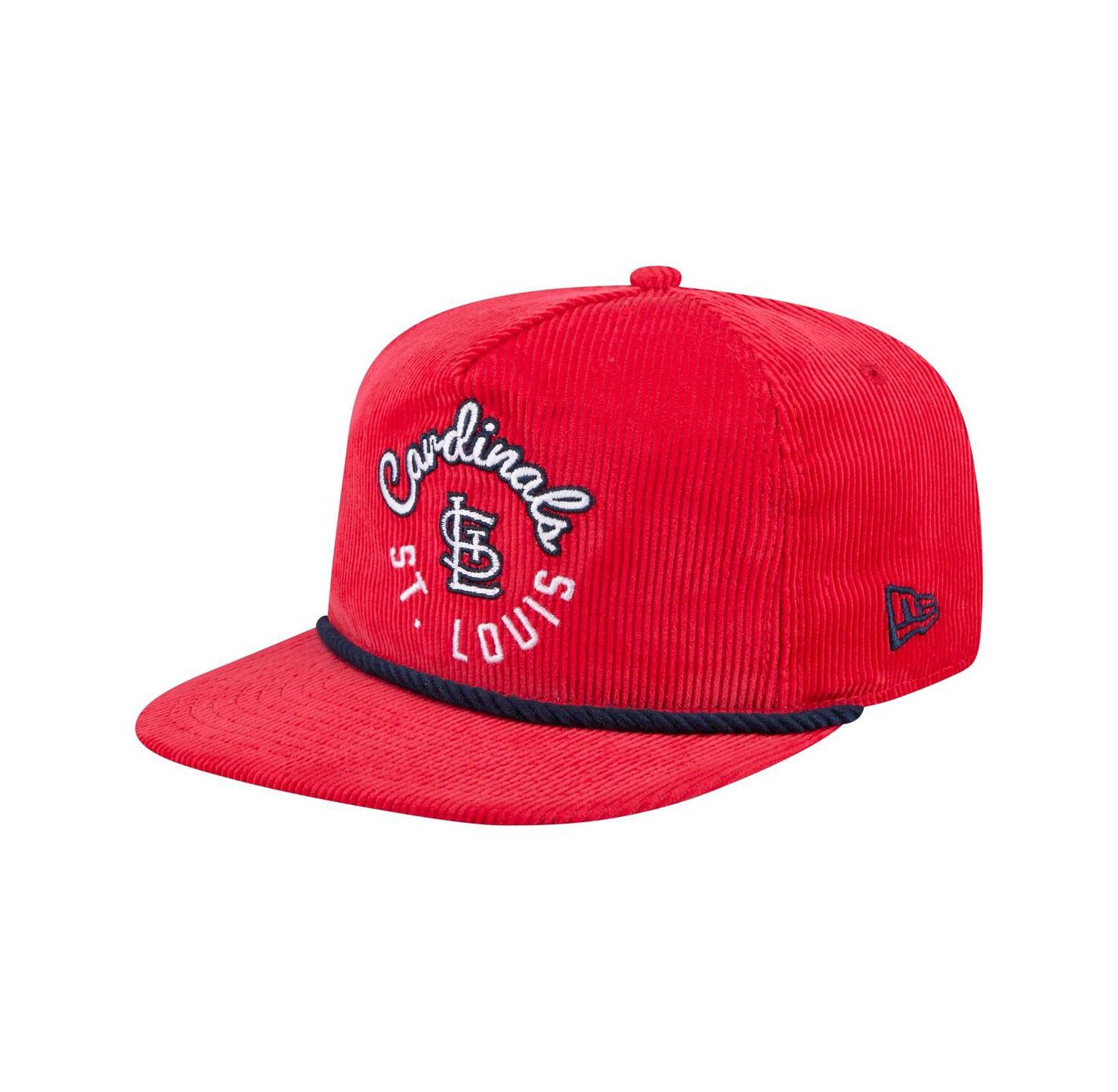 Men's Red St. Louis Cardinals Full Circle Corduroy Golfer Adjustable Hat
