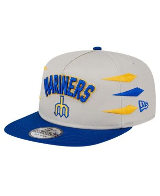 New Era - Men's Cream Seattle Mariners Iron Golfer Snapback Hat