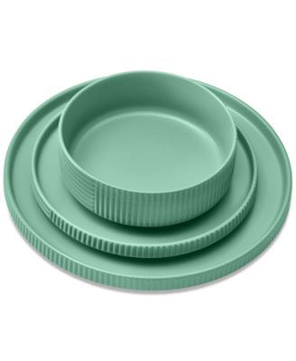 Aaden Textured 12 Pc. Dinnerware Set, Service for 4