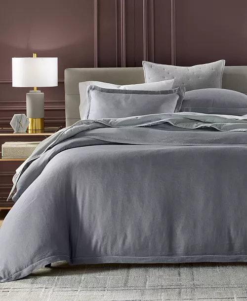 Hotel Collection Linen/Modal Blend Comforter Sets