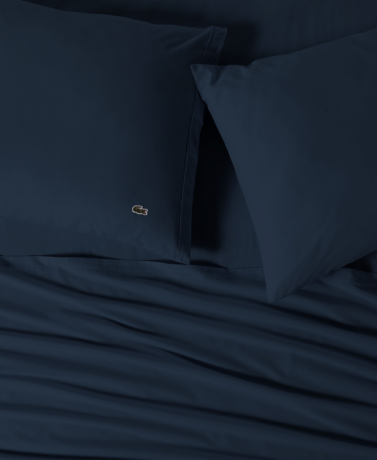 Lacoste Home Solid Cotton Percale Sheet Set, Twin