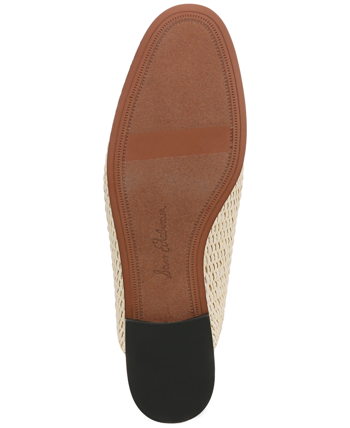 Shop Sam Edelman Women's Linnie Tailored Mules In Linen Faux Raffia
