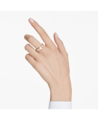 アクセサリー SWAROVSKI Imber ring zirconia gold tone Swarovski Imber Gold-Tone Plated Mixed Round Cut Ring - Macy's
