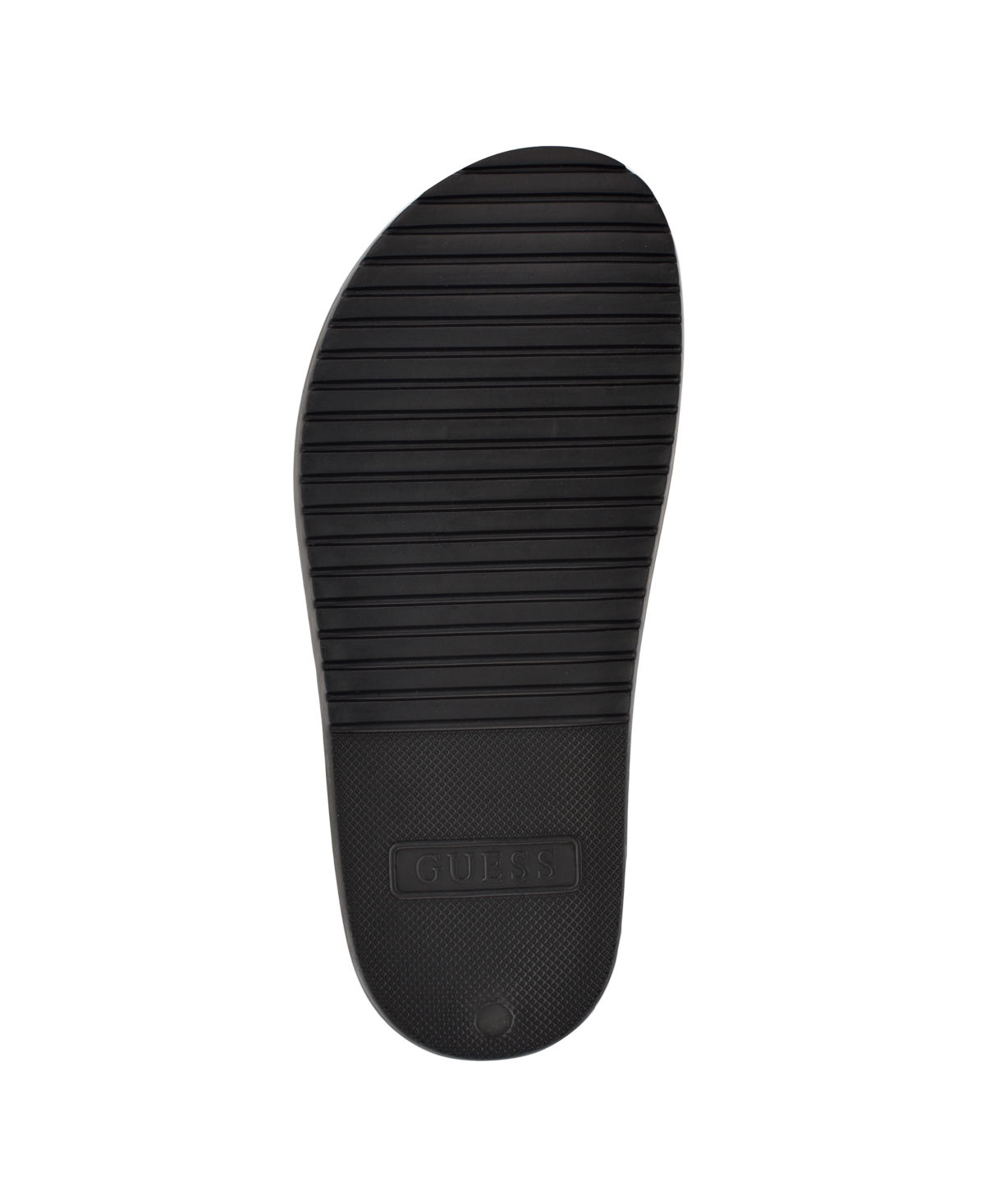 Guess Men's Vaton Strap Detail Slip On Sandals In Black