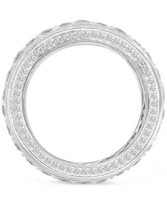 Mixed Cubic Zirconia Band Ring (6-3/4 ct. t.w.) in Sterling Silver