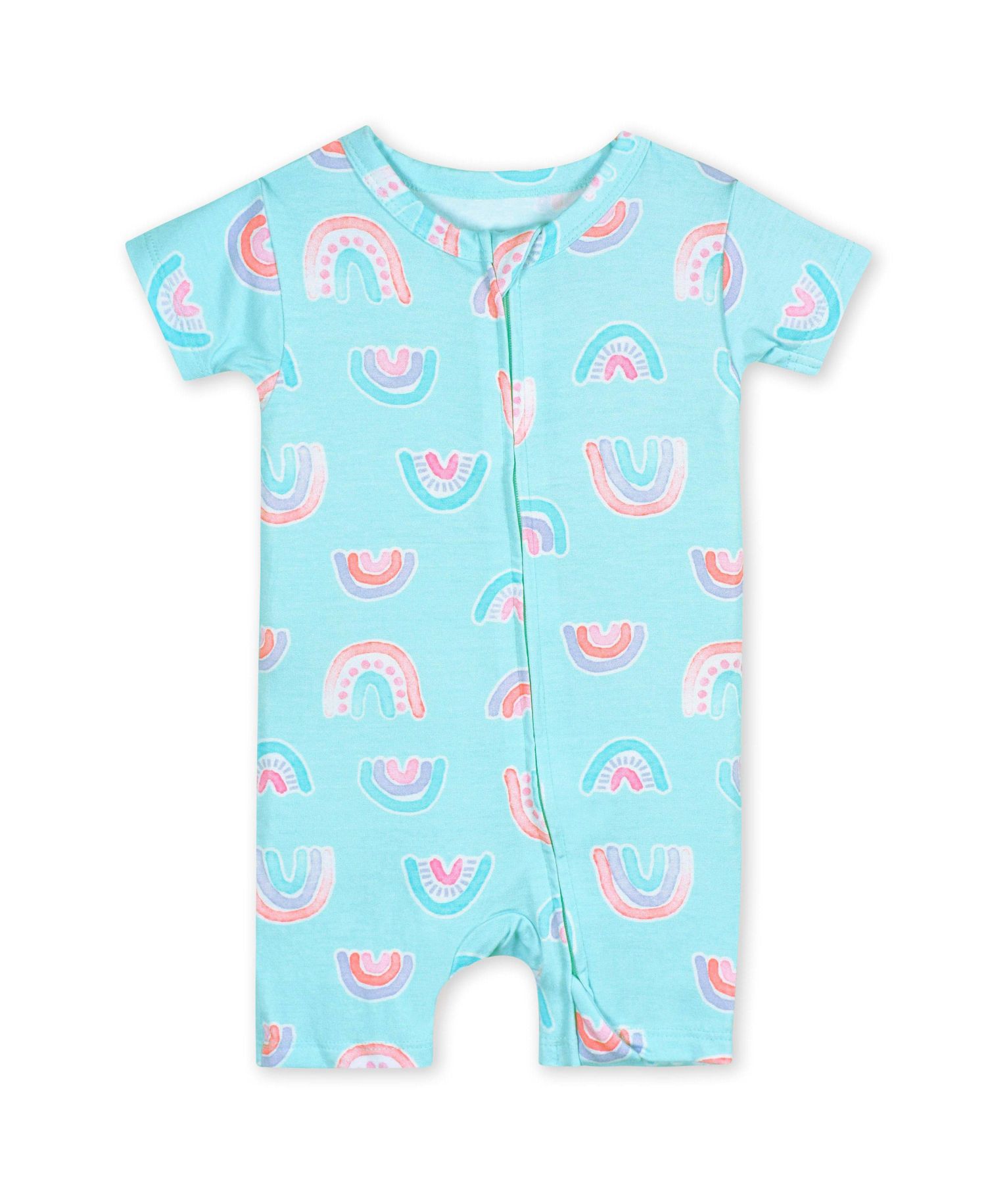 Baby Boys Buttery Soft Viscose Made from Eucalyptus Snug Fit Romper Pajamas