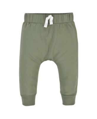 Baby Boys Boys' Green and Black Premium Joggers, 3-Pack