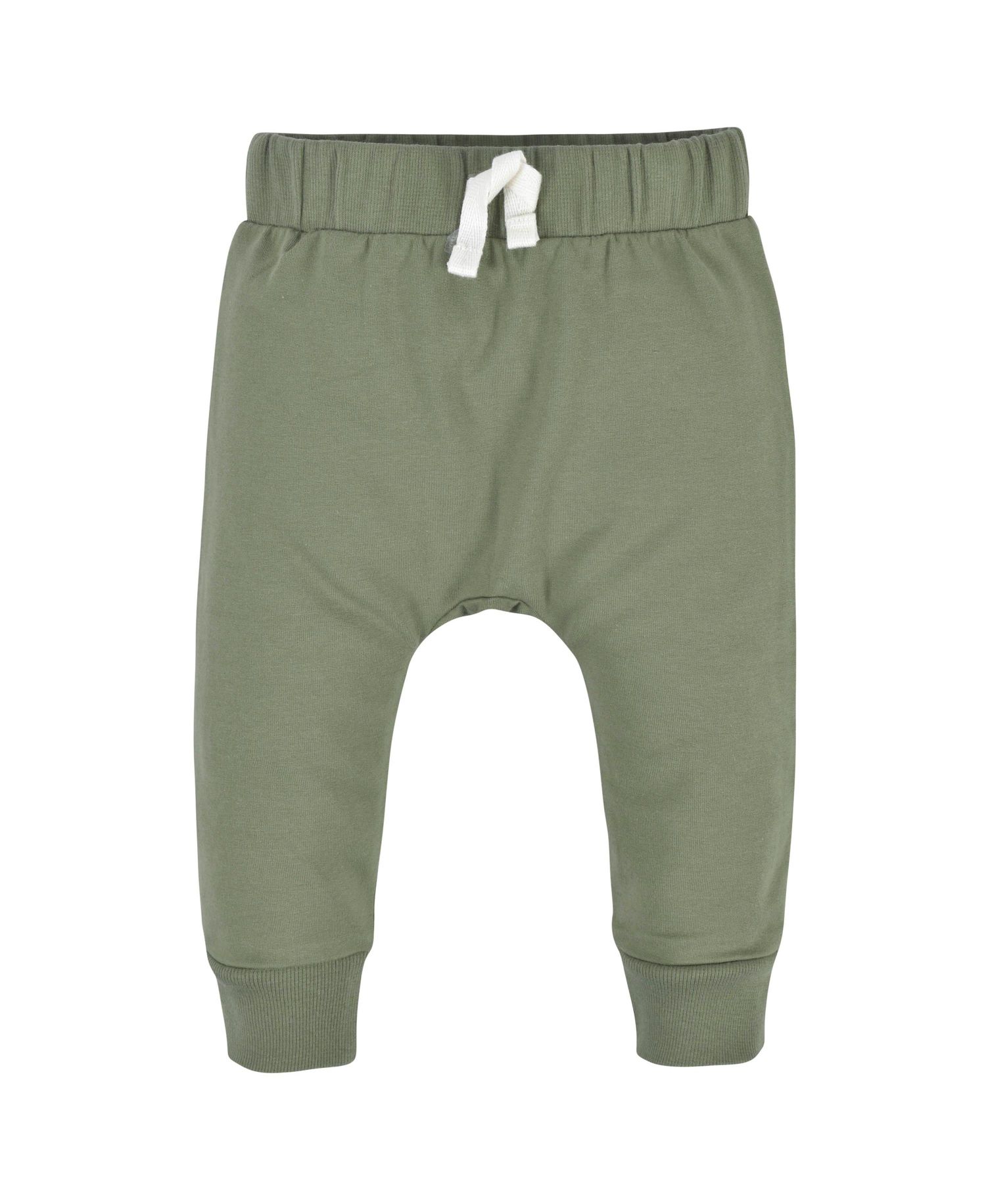 Baby Boys Green and Black Premium Joggers, 3-Pack