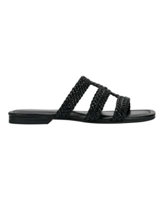 Women's Sumer Woven Caged Flat Slide Sandals