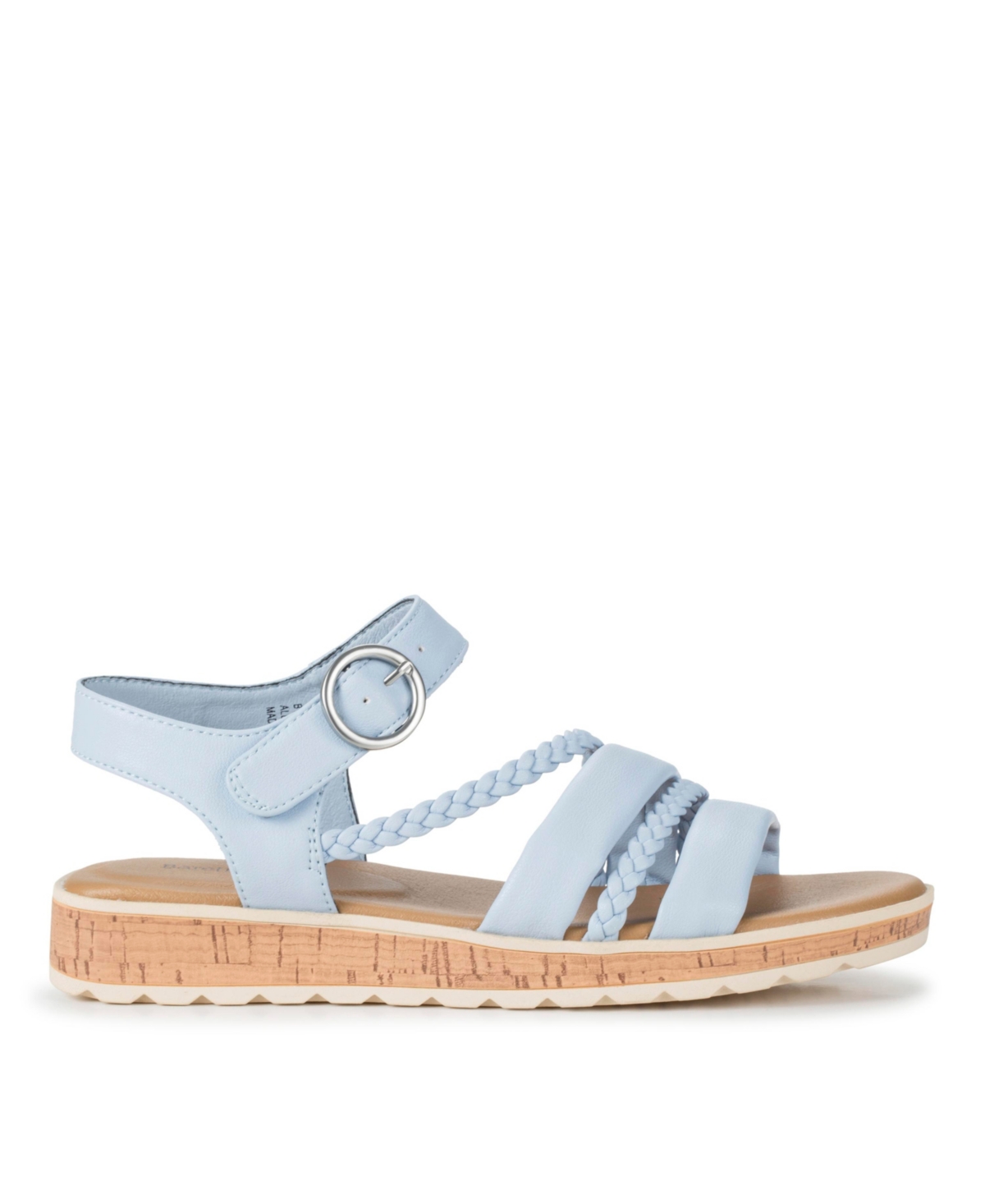 Baretraps Women's Gwyneth Slide On Wedge Sandals In Sea Glass Blue