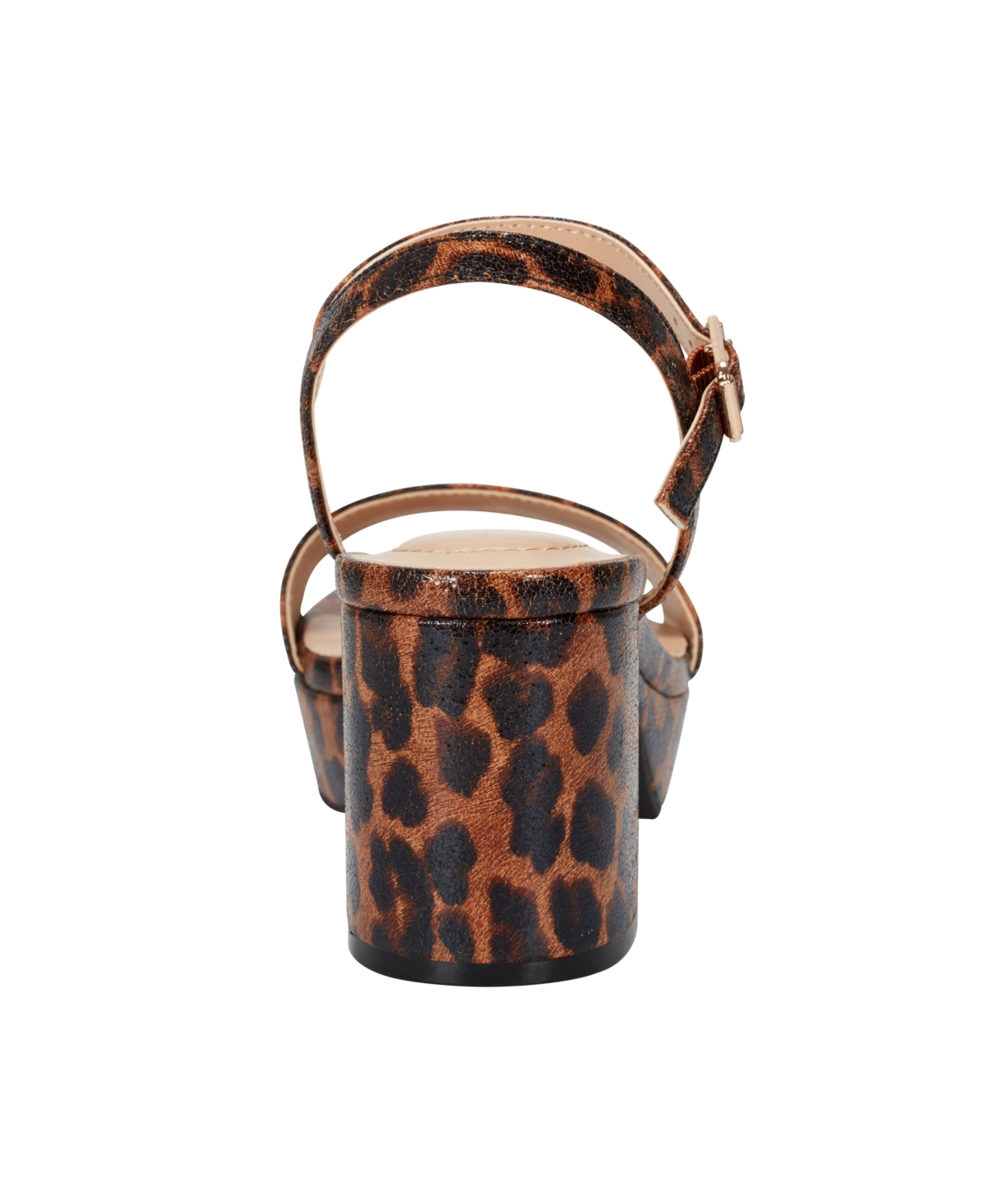 Shop Bandolino Women's Pennie Platform Block Heel Sandals In Leopard