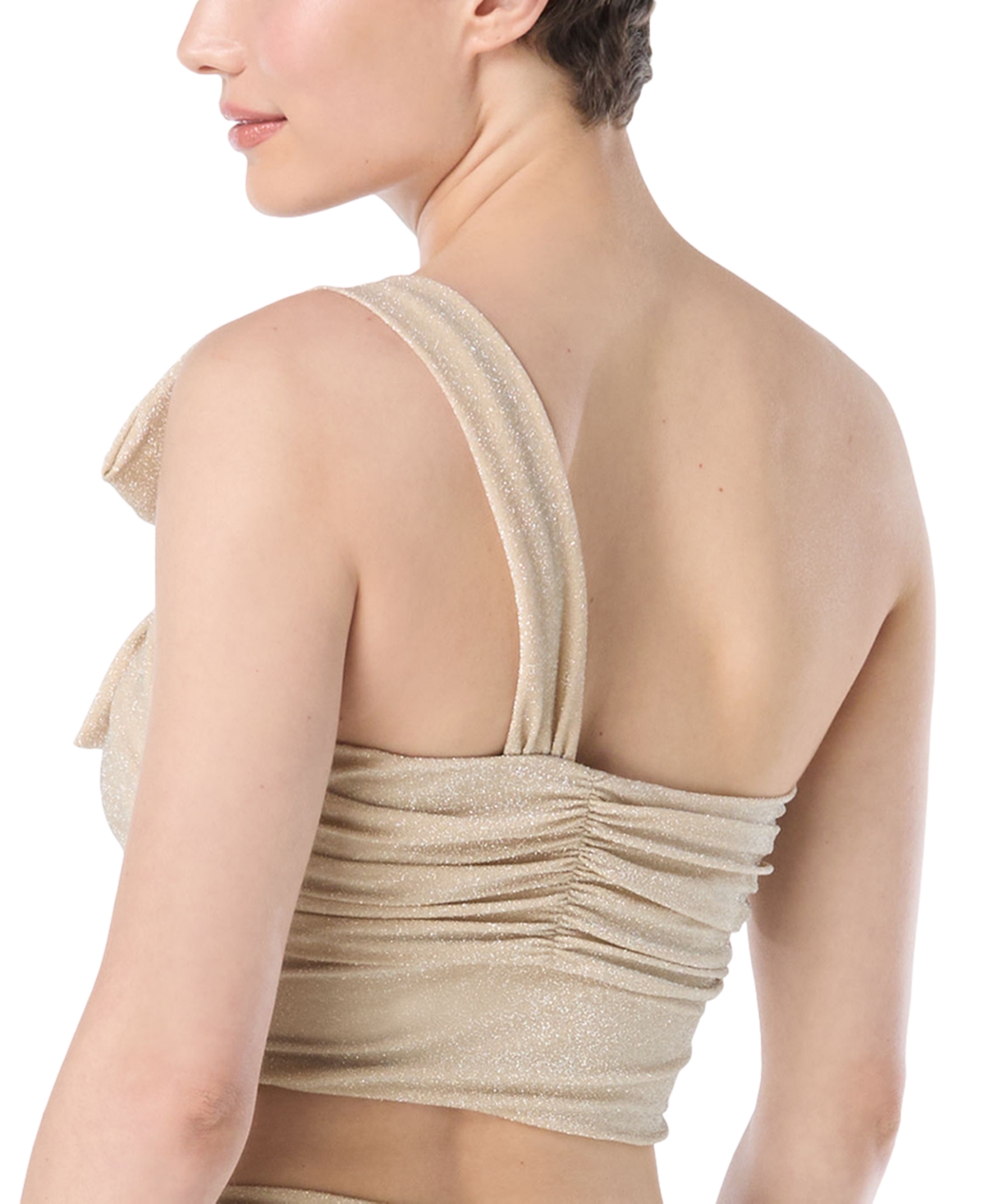 Shop Carmen Marc Valvo Women's Bandeau Swim Top In Clay