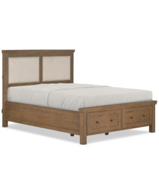 Alverton King Upholstered Storage Bed, Created for Macy's