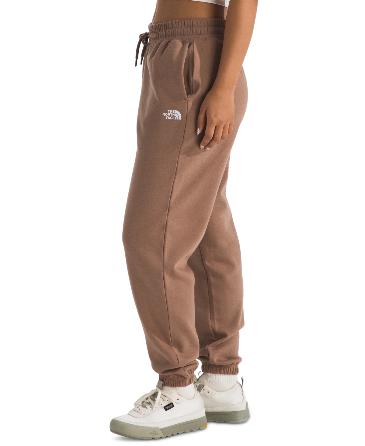 The North Face Women's Core Sweatpants In Latte,tnf White