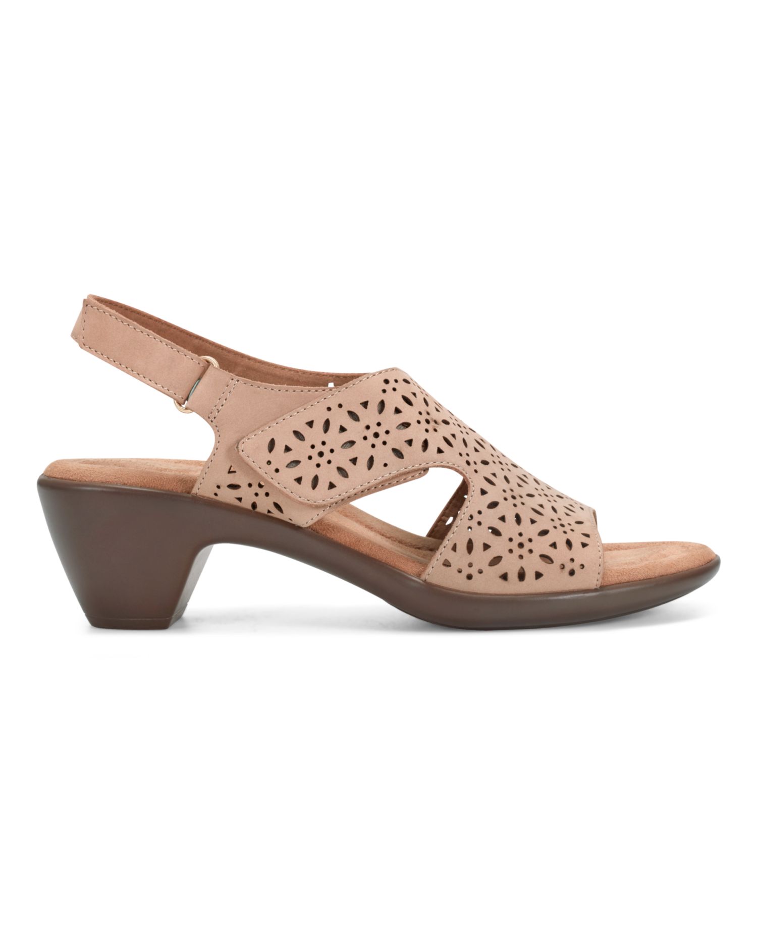 Women's Calix Laser Cut Leather Slingback Sandals
