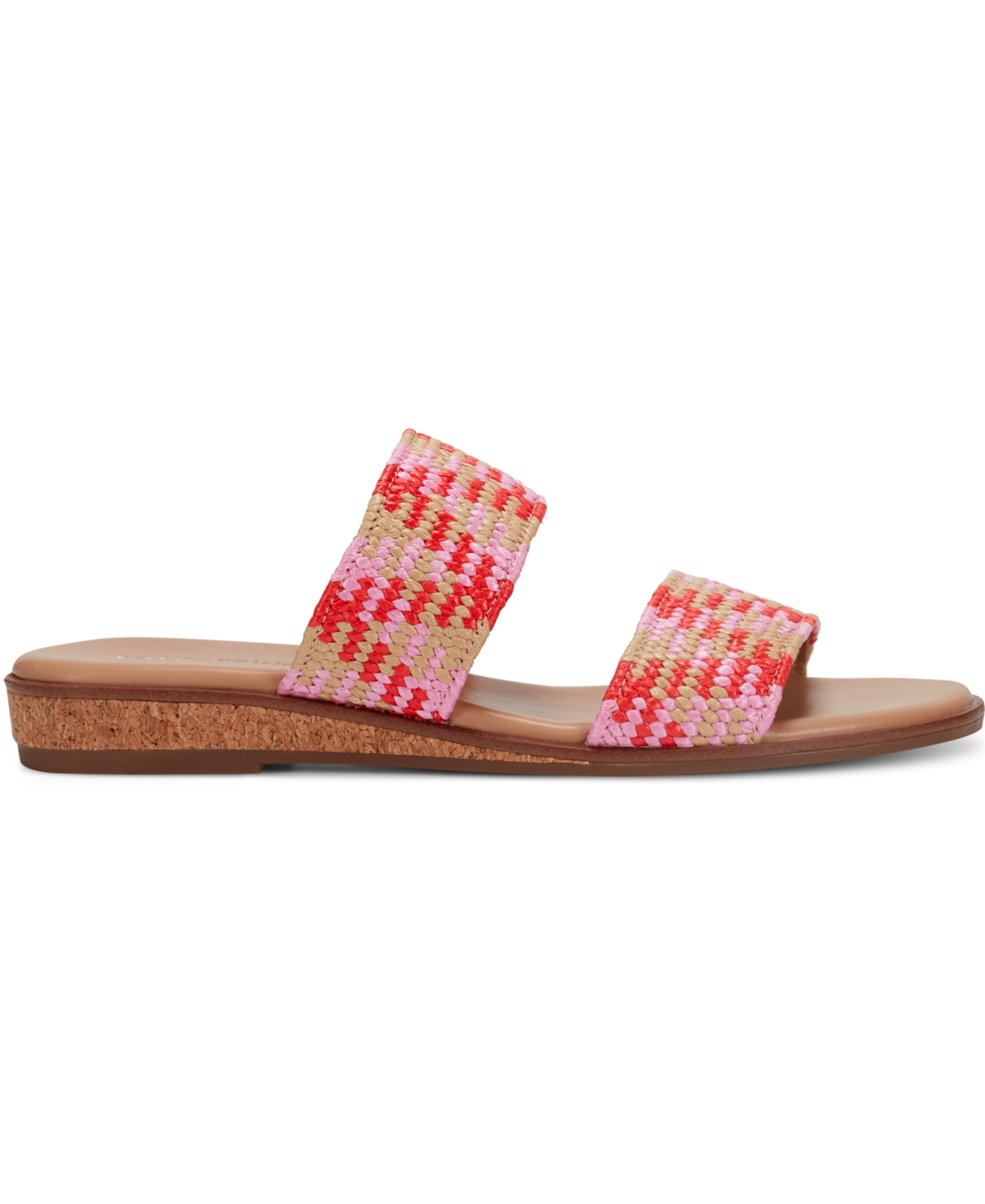 Easy Spirit Loyal Slide Sandal In Pink,natural Multi