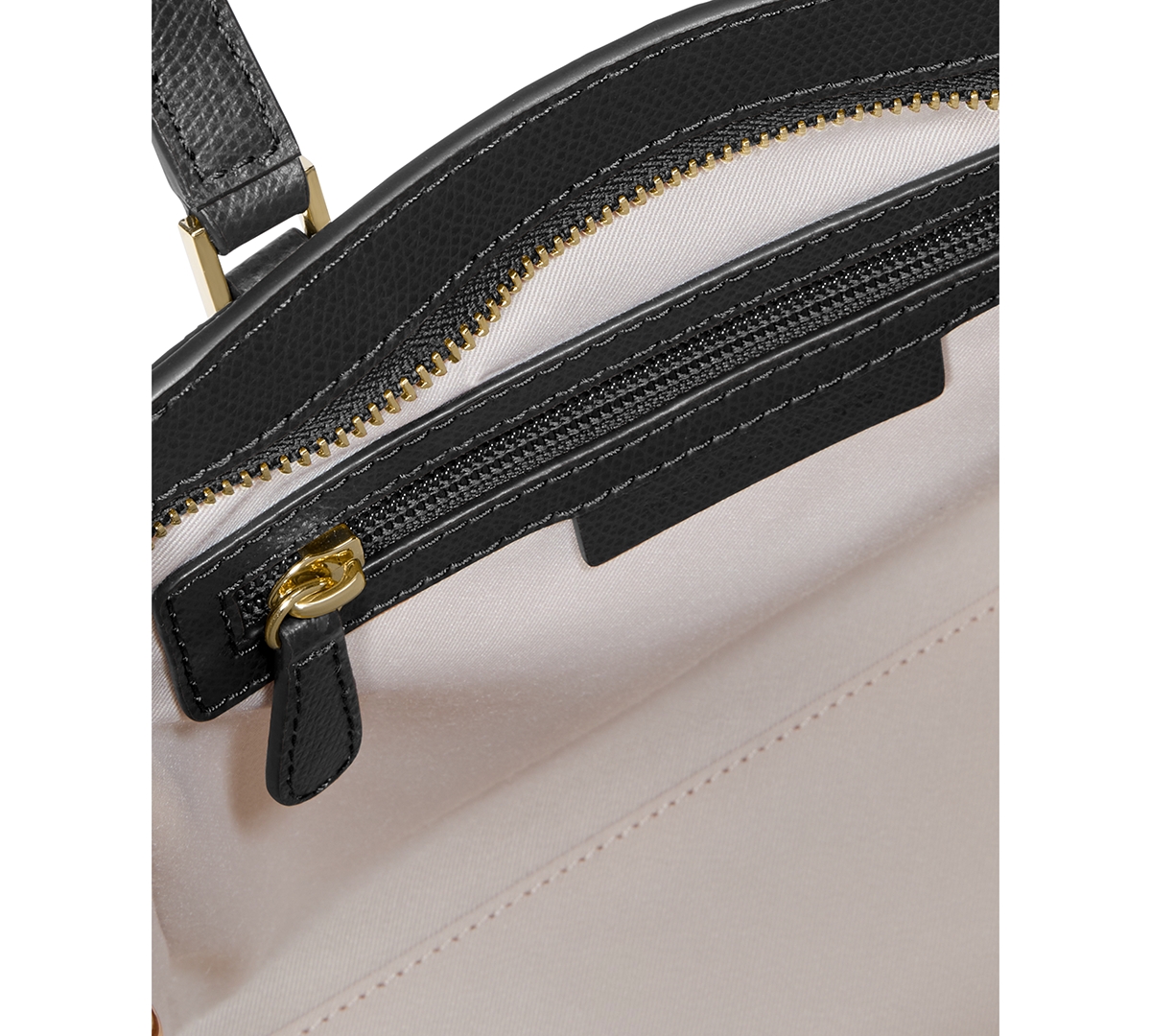 Michael Kors Michael  Taryn Small Convertible Top Zip Tote Crossbody In Black