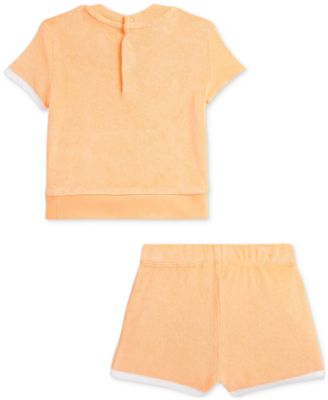 Baby Boys Short-Sleeve Sweatshirt & Short Set