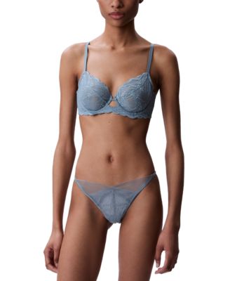 Women's Sensual Stretch Lace Unlined Full-Coverage Bra QF8120