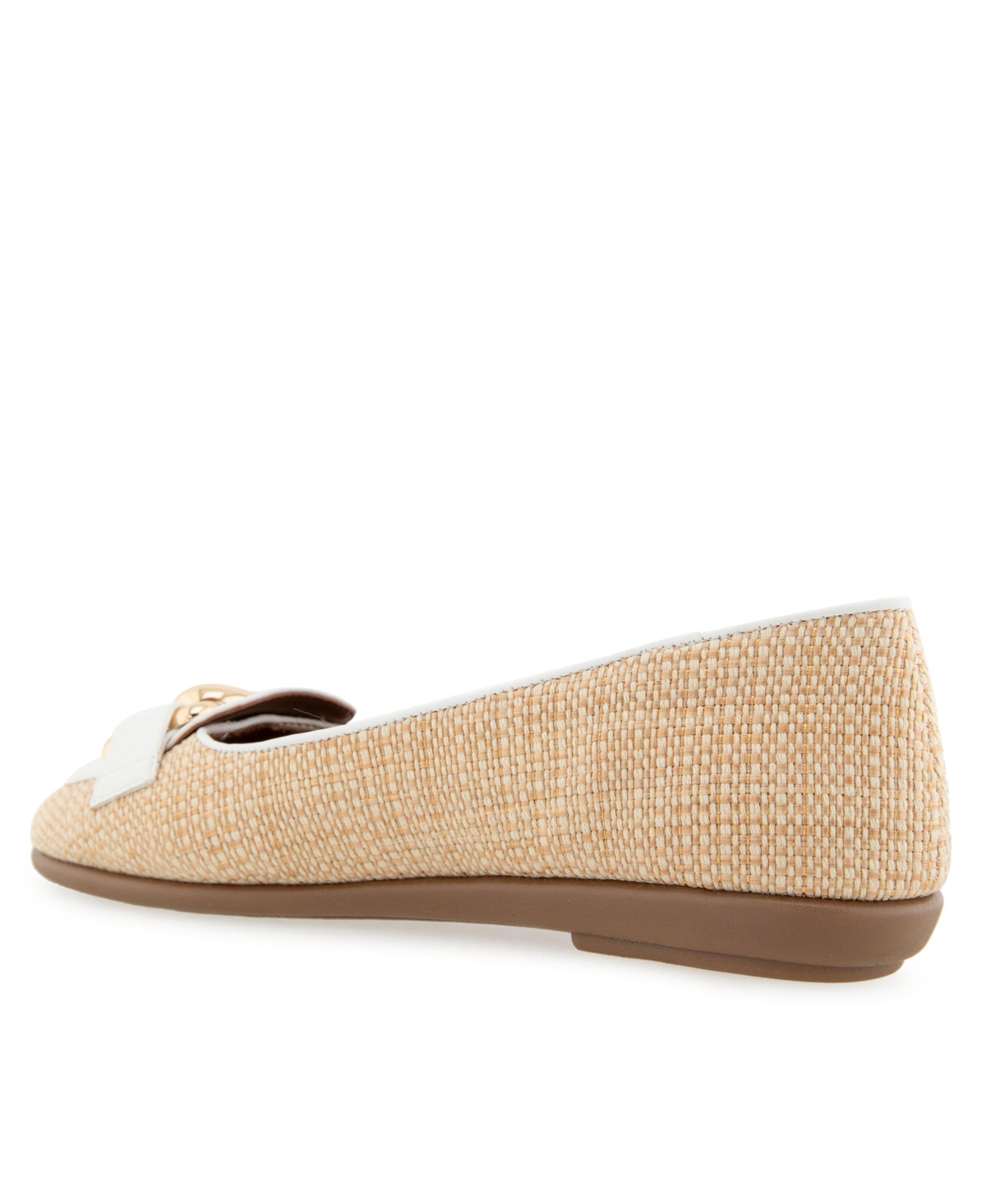 AEROSOLES WOMEN'S BELL ALMOND TOE BALLET FLATS 