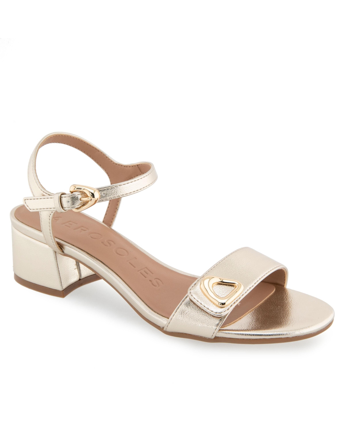 AEROSOLES WOMEN'S CAIRO ROUND TOE DRESS SANDALS 