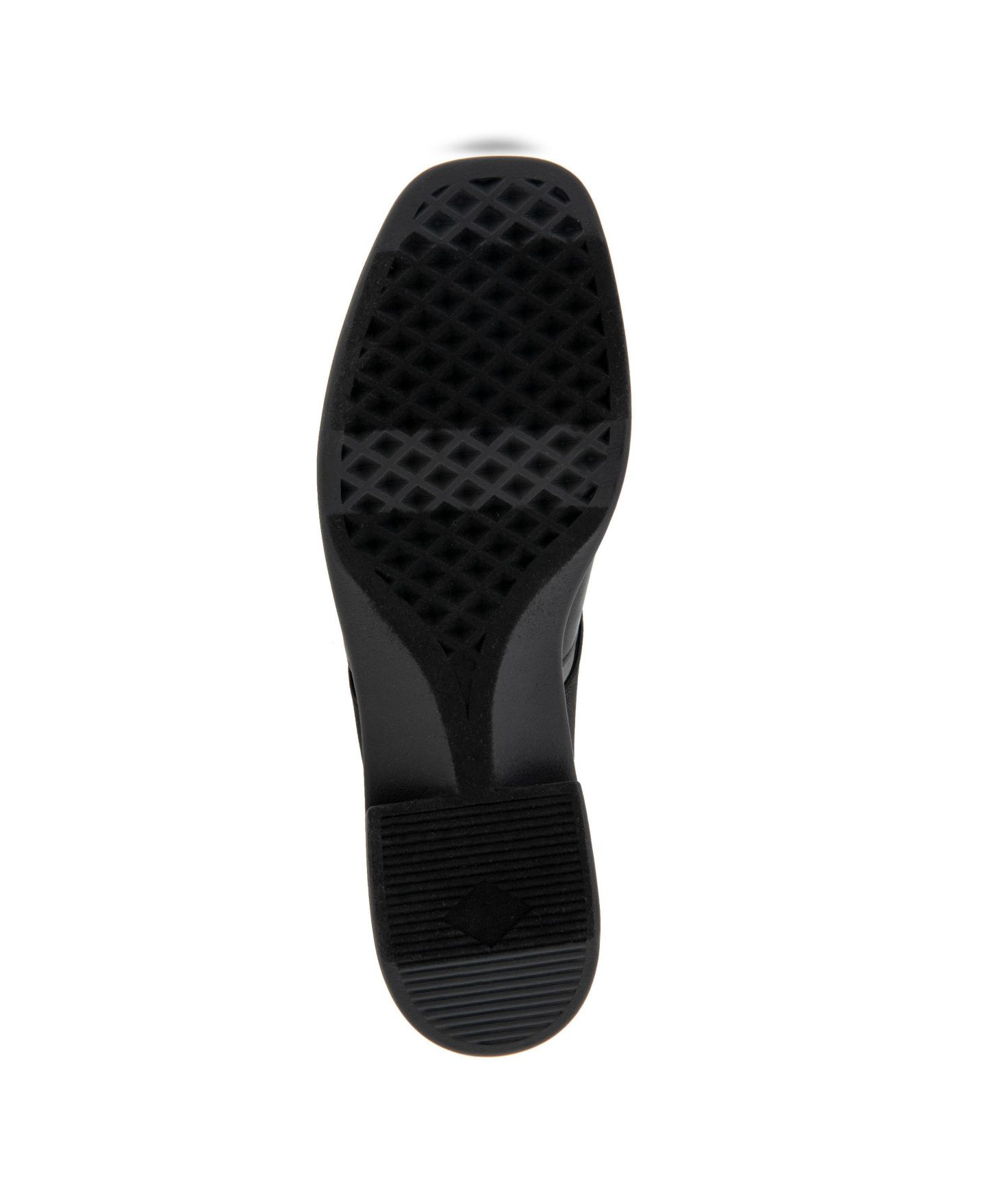 Женские сабо Aerosoles 4Ever Almond Toe Flat Mule, цвет: Чёрная искусственная кожа — фото 5