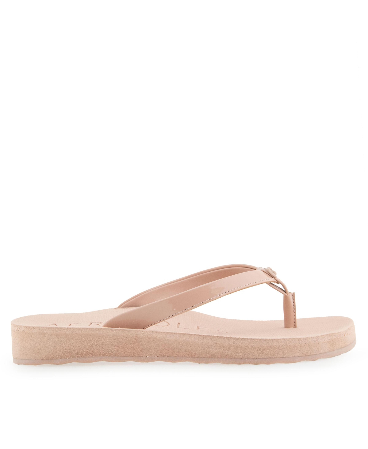 AEROSOLES WOMEN'S JACE ROUND TOE THONG SANDALS 