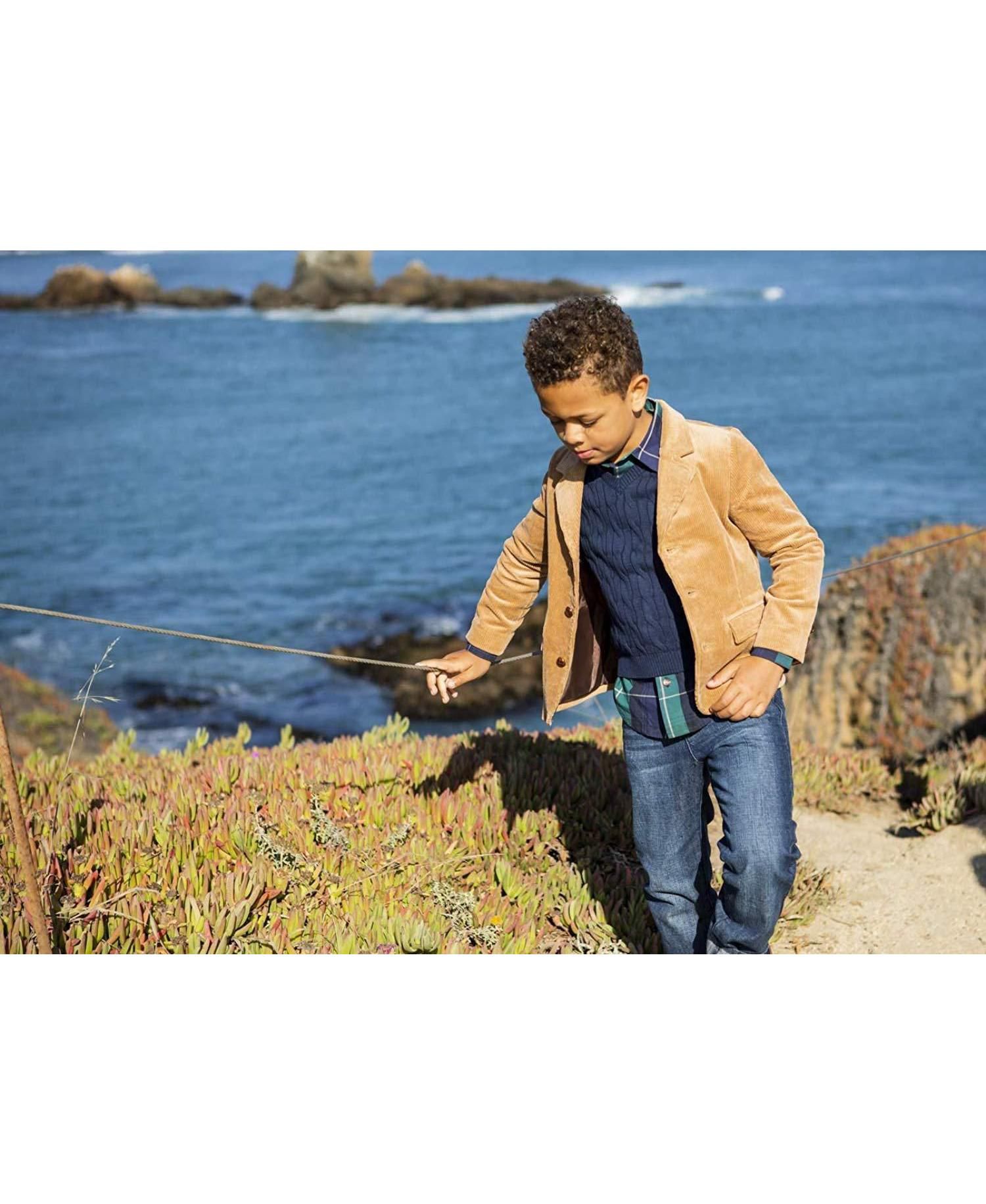 Baby Boys Hope and Henry V-Neck Cable Sweater Vest