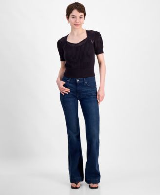 Women's Sweetheart-Neck Sweater