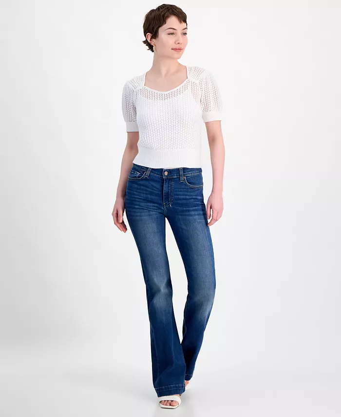 Women's Dojo Tailorless Flare-Leg Jeans - thumbnail 6