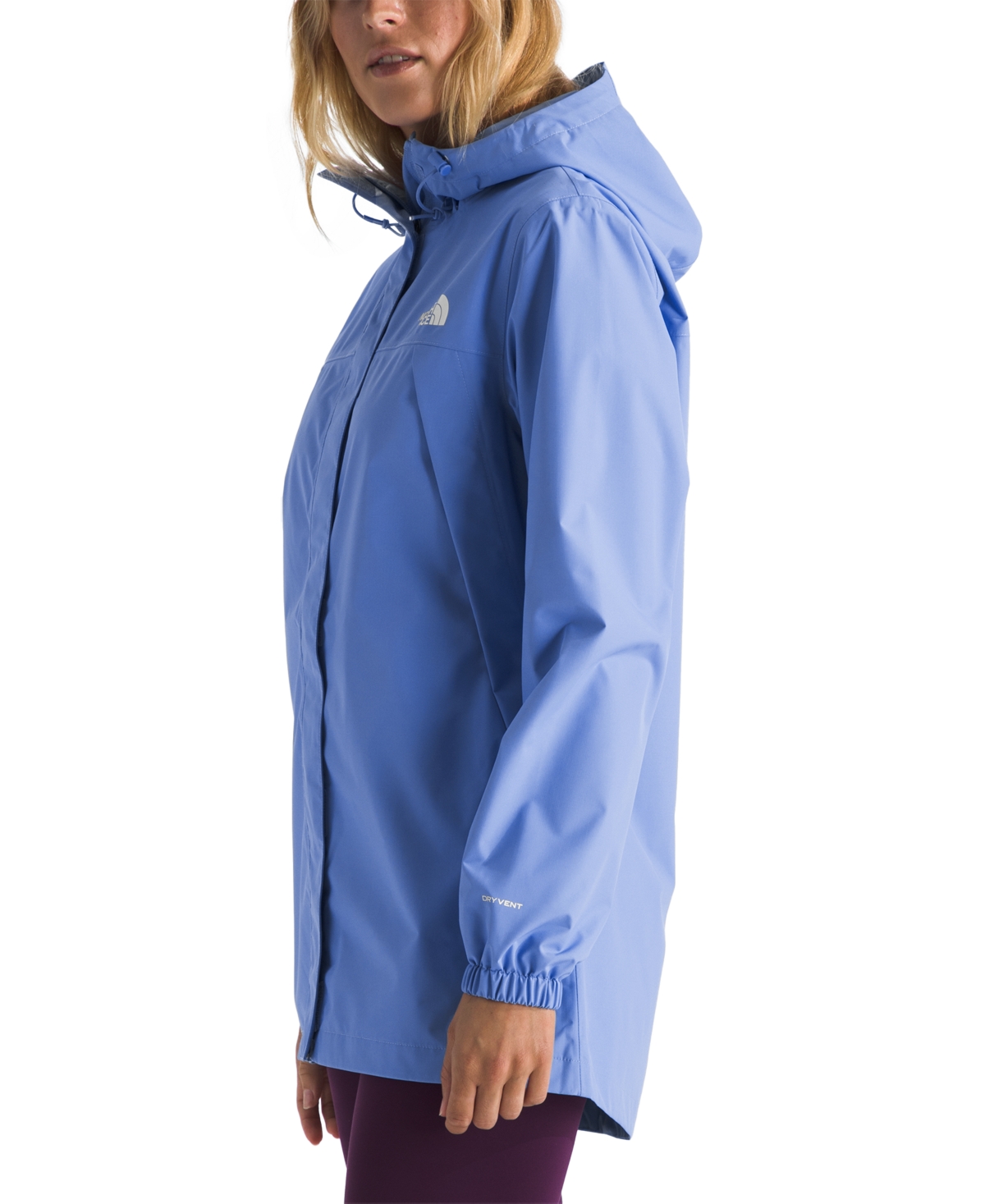 The North Face Antora Waterproof Hooded Rain Jacket In Blue
