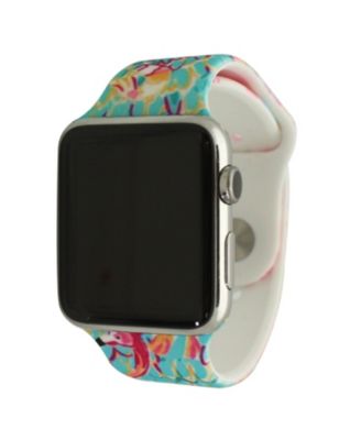 Flamingo Printed Silicone Apple Watch Bands